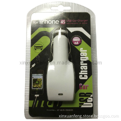Superb Car Charger with Heat Sealed Blister (5V, 2.1A) (XF-CC-019)